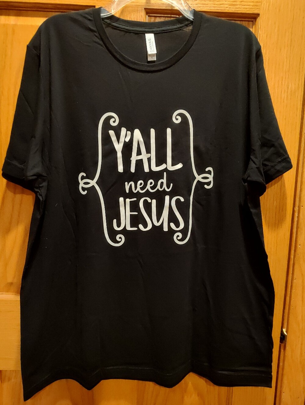 NEW Black Graphic Tee "Y'ALL need JESUS"